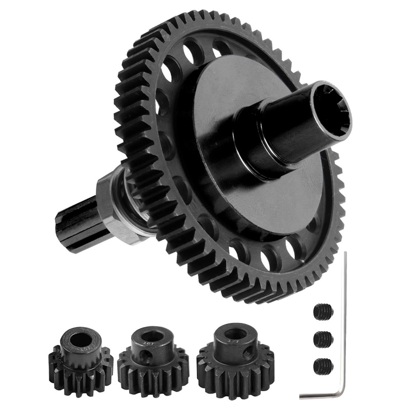 Arrcat 57T 0.8Mod Slipper Gear With 3.175Mm Pinions Gear 15T 16T 17T Rc Gears Upgrades Part For 1/10 Arrma Granite Senton Big Ro