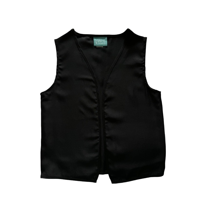 Making Believe Boys Peasant Costume Vest – X-Large 10-12 – Black