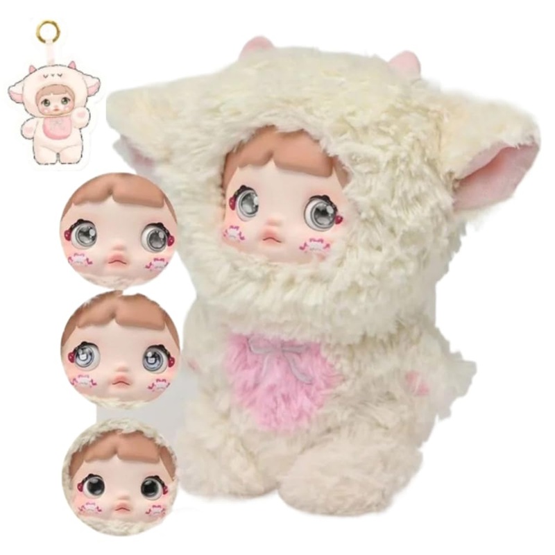 Nommi Blind Box Opened Plush Doll Nommi Loveliness Never Ends Series Confirmed Kawaii Plushie Charm Doll Cute Xmas Collectible B