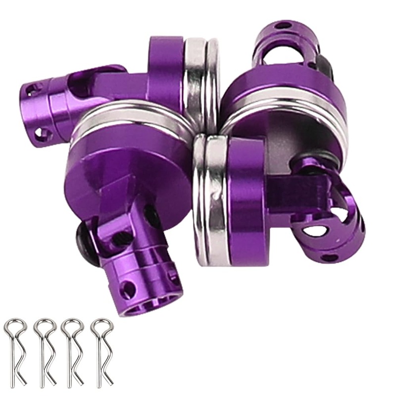 Pothyes 4Pcs Rc Magnetic Body Post With Clips,Alloy Magnetic Stealth Invisible Body Shell Mount Column Compatible With Hsp Redca