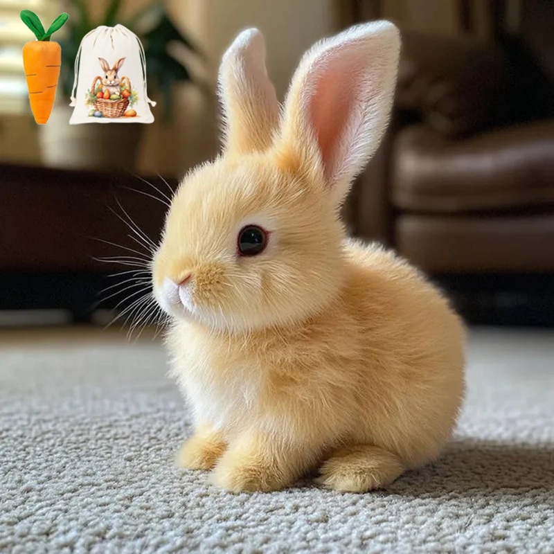 Yifare Bunny Pal, Vianys Bunnypal, Petsboro Fanyil Sherum Bunnypal, Bunny Pal, Easylife Bunny Realistic Bunny Toy, Interactive B