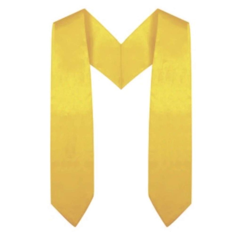 Clerkmans Gold Preschool/Kindergarten Graduation Stole