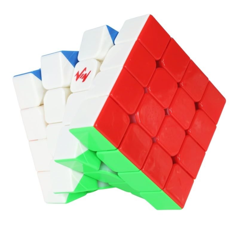 Cuberspeed Vin Cube 4X4 4X4X4 Magnetic Stickerless Speed Cube, Standard Vincube 4X4 Stickerless Professional Stickerless Puzzle