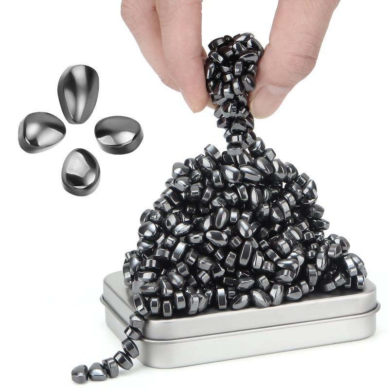 Dyrdm 300+ Original Ferrite Putty Black, Fidget Toy Ferrite Stones For Stress Relief, Sensory Toy For Adults & Teens 14+, Holida