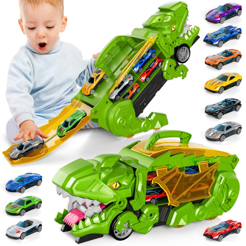 Green Dinosaur Truck Toys 7722