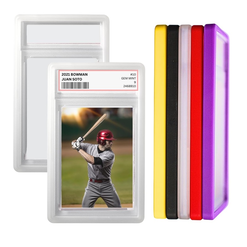 Pack Of 5 Graded Card Case Bumper Guards Compatible With 35 Pt Psa Graded Cards Includes 5 Graded Card Storage Display Sleeve Pr