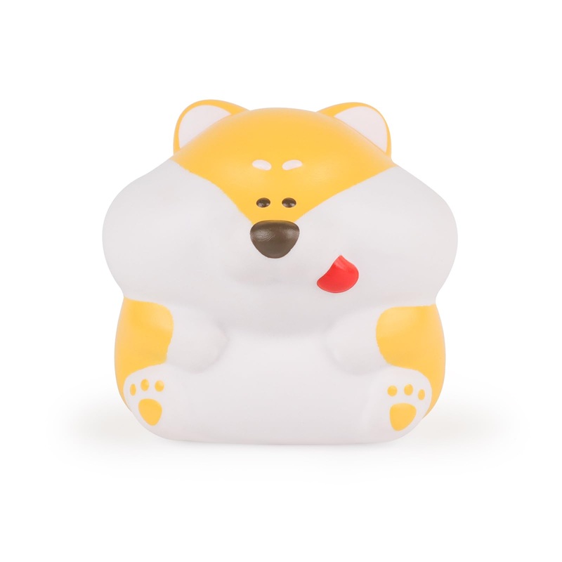 Anboor Squishies Dog Slow Rising Squishy Toy For Kids Soft Shiba Inu Squeeze Toys Stress Relief Realistic Cute Animal Squish Toy