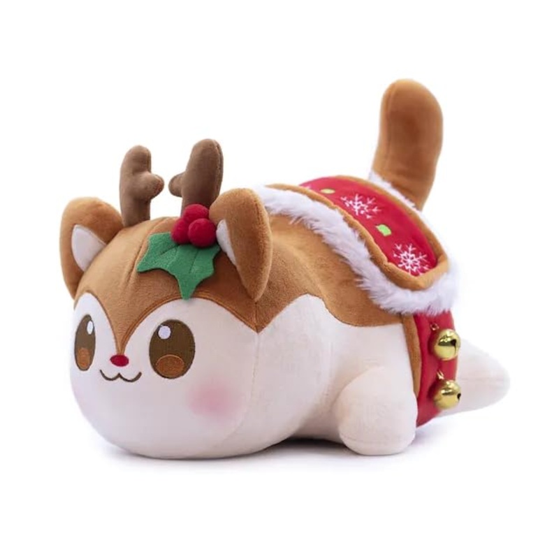 Duuger Cute Meemeow Elk Cat Stuffed Animals Plushie Collection Of Cats Plush Toy For Kids Fans Birthday