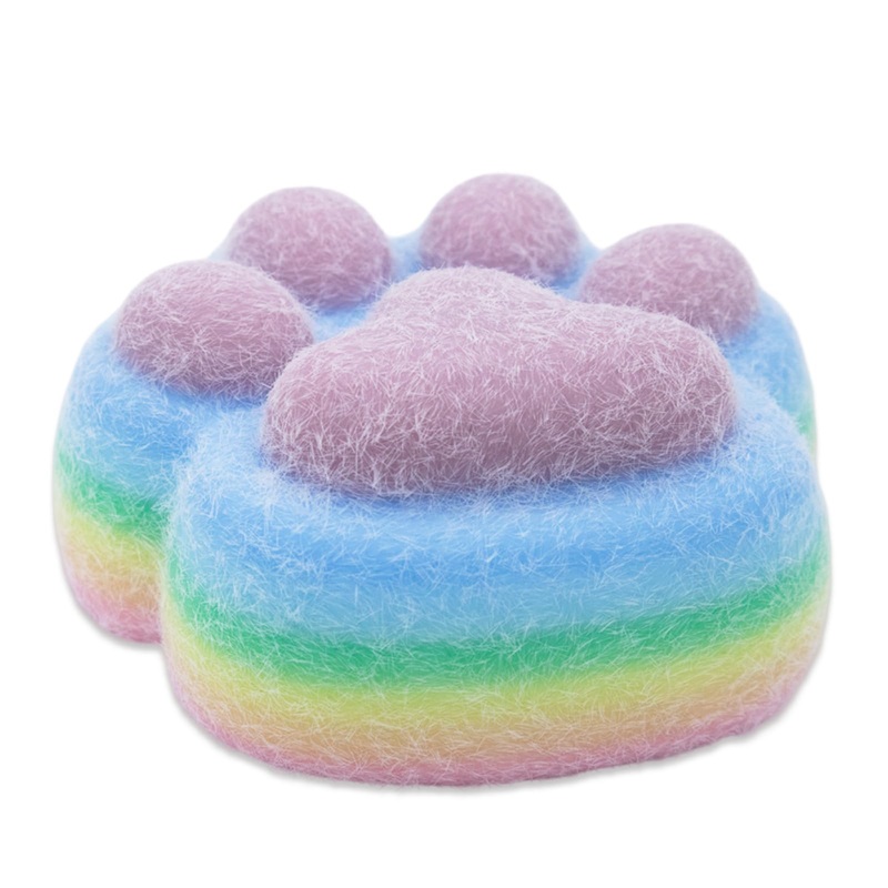 Giant Rainbow Cat Paw Squishy Toy Tabasquishy Stress Relief Fun And Cute Plaything Perfect For Birthday Gift (Large)