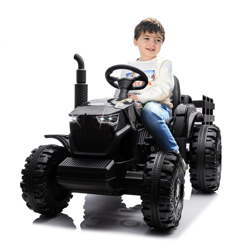 Hikiddo 24V Ride-On Tractor, Ride On Toy Car For Big Kids With Parental Remote Control, 24Volt/9Ah Battery, 400W Dual Motors – B