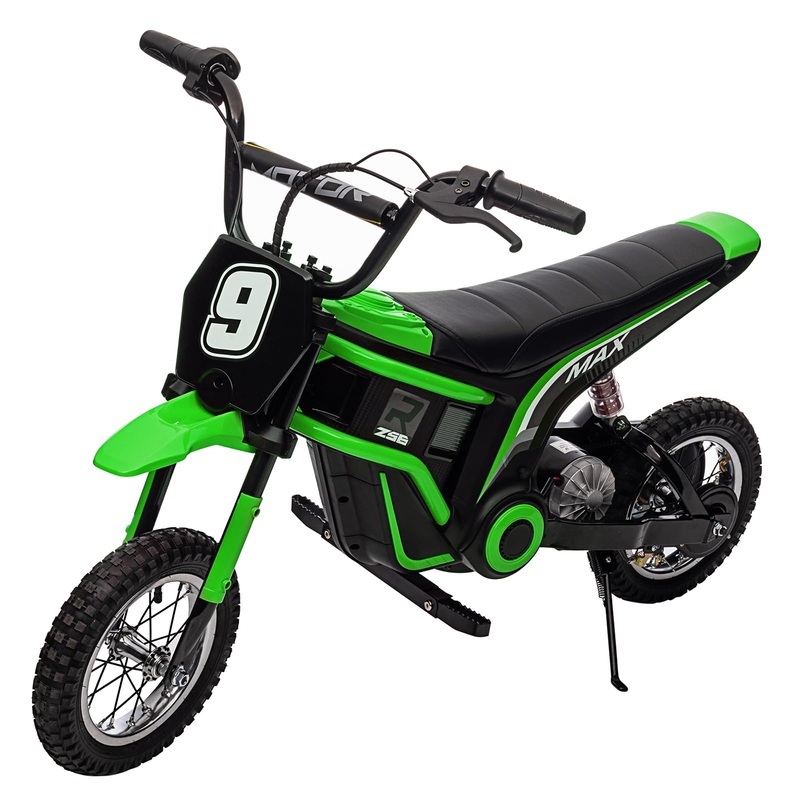 Kids Electric Dirt Bike For 6-12 Years, 24V 350W Electric Motorcycle, 3 Speed Modes, Top Speed 14.29 Mph, Max Weight 135 Lbs, Sa