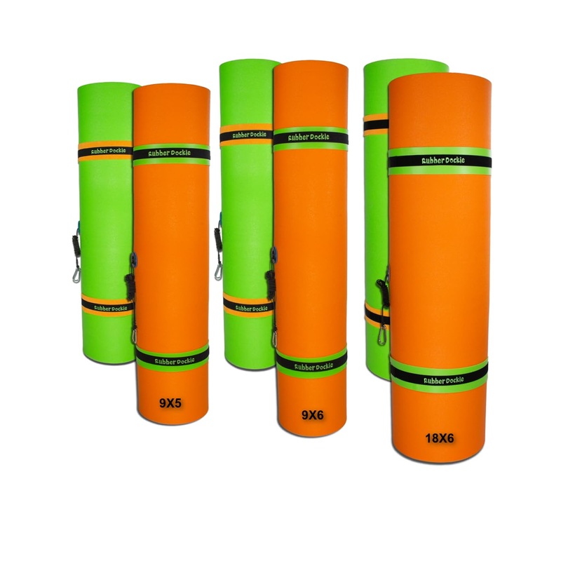 Rubber Dockie Floating Water Mat Pad For Swimming Lakes Boats Rivers Ocean (9X5 Ft)