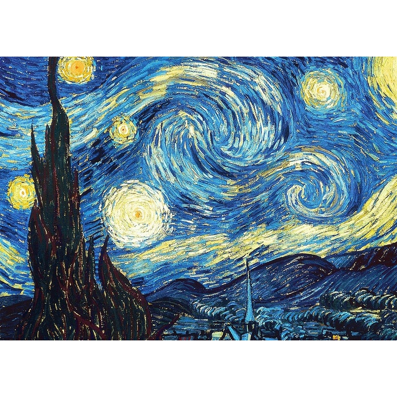 Skywave Starry Night Puzzle For Adults – 1000 Pieces Van Gogh Jigsaw Puzzles – Challenging Puzzles Perfect For Family Game Art &