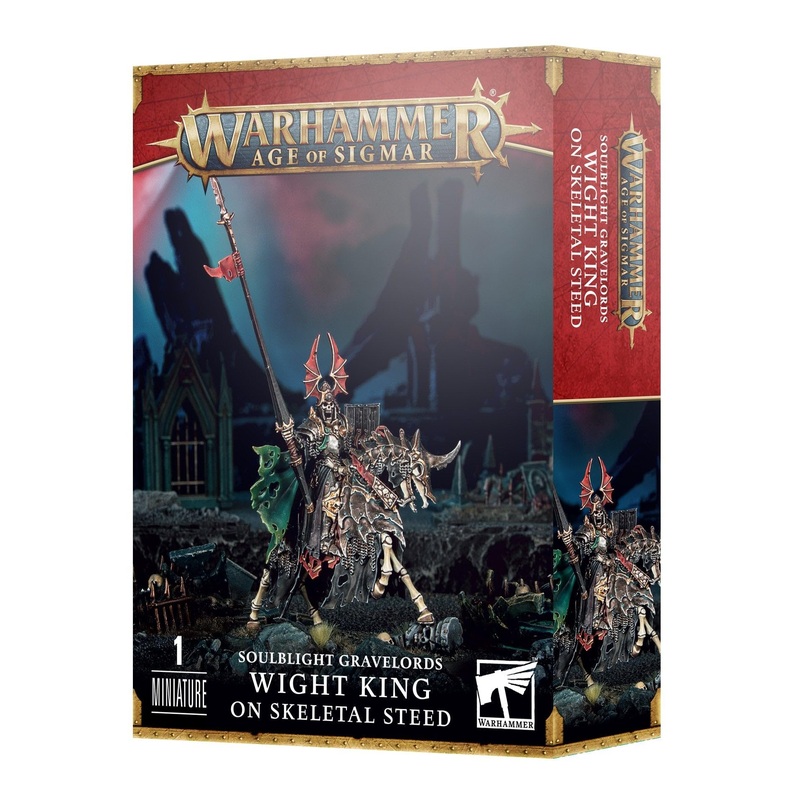 Warhammer Games Workshop Age Of Sigmar – Soulblight Gravelords Gravelords: Wight King On Steed