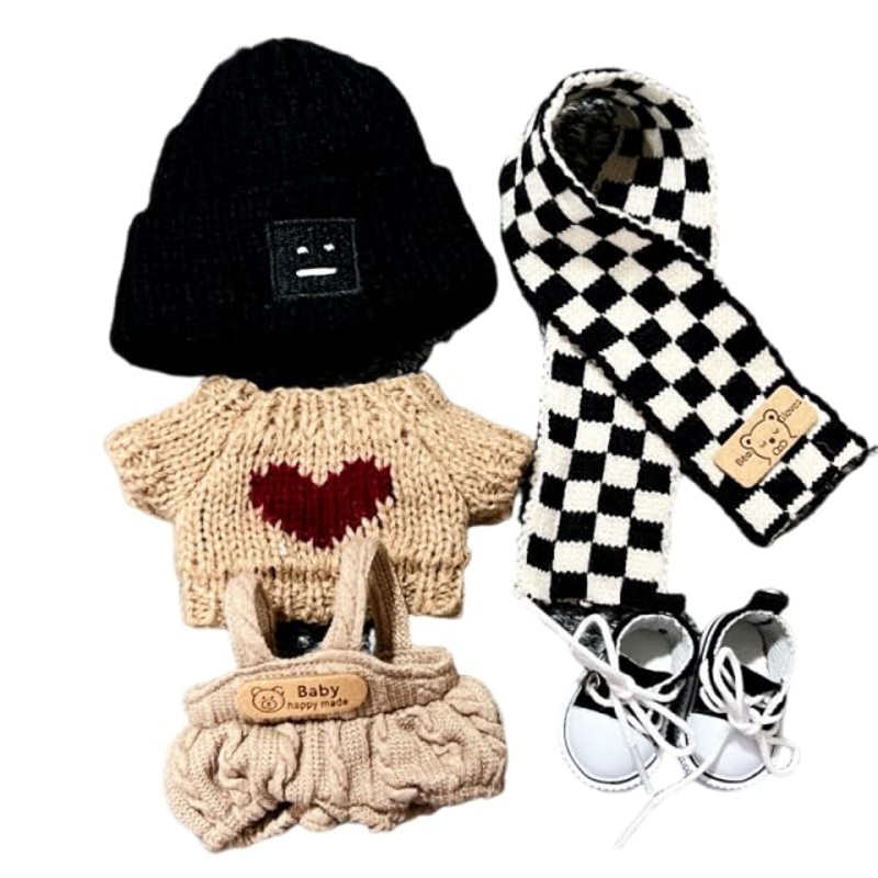 17Cm Doll Clothes Replacement And Everyday Outfit For 17Cm Dolls, Perfect For Playtime, Display, And Collectors(Style B(5 Set))