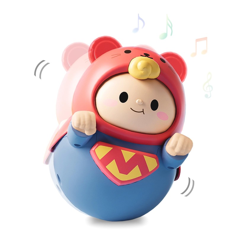 Altuco Supermouse Musical Wobbler,Colorful Wobbling Melody Roly Poly Toy For 18+ Month Toddler