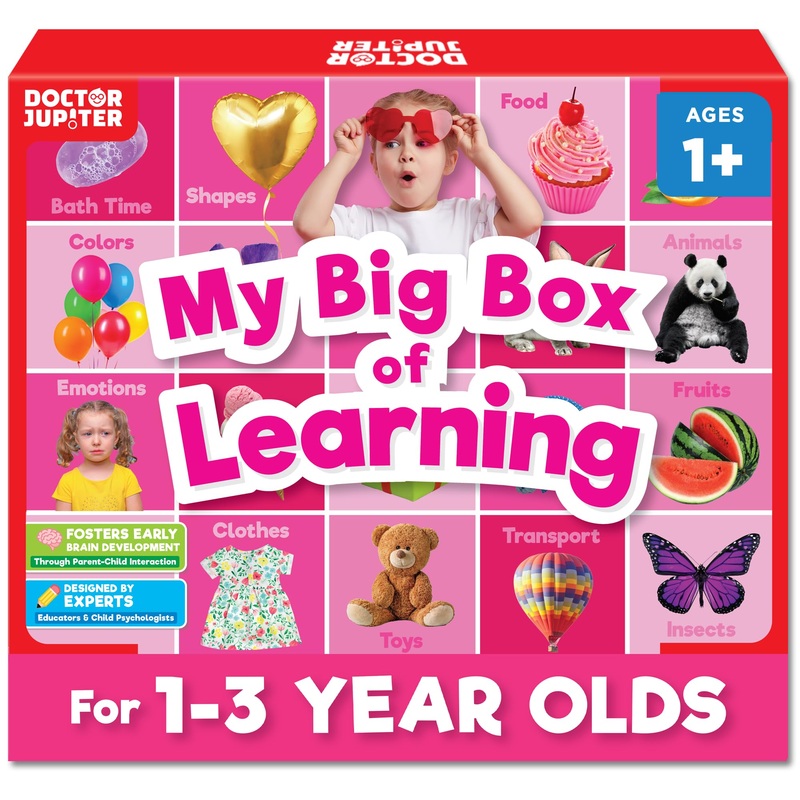 Doctor Jupiter My Big Box Of Learning | Toys For Toddlers Ages 1-2-3 | Toddler Learning & Educational Activities For 1+ Year Old