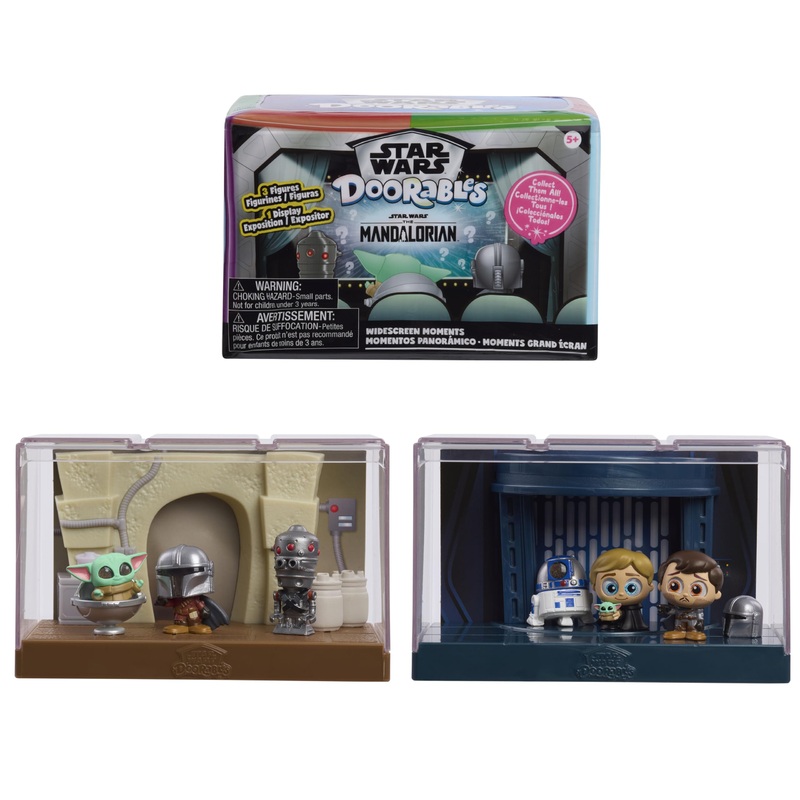 Just Play Star Wars Doorables Widescreen Moments – Star Wars: The Mandalorian, Collectible Figures, Kids Toys For Ages 5 Up