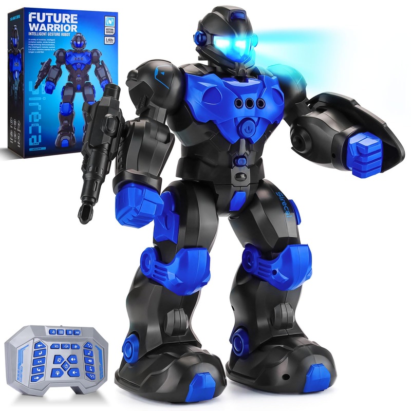 Juzuxi Robot Toys For Kids 6-8: Programmable Remote Control Robots With Intelligent Gesture Sensing, Rechargeable Smart Dancing