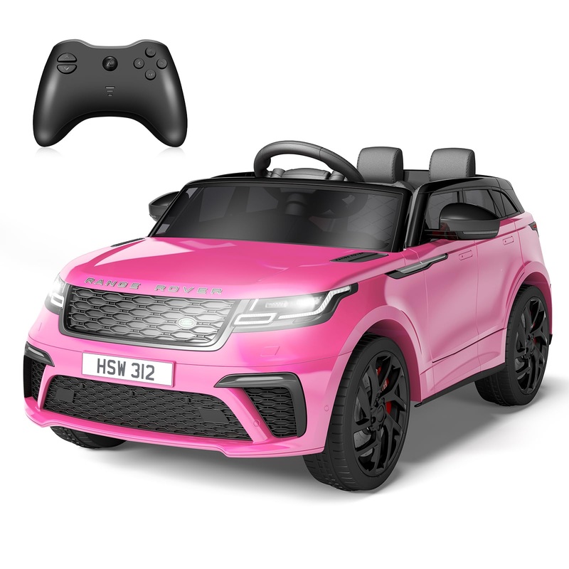 Kids Ride On Car With Remote, Licensed Land Rover Kids Electric Car, Ride On Toys For Kids 3-8 With Mp3 Player, Rocking, Pull Ro