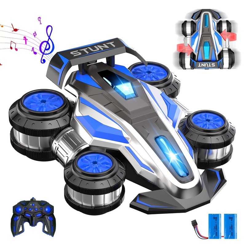 Kjwejoyrc Remote Controlled Drift Stunt Car, Light And Music Rc Cars, 360  Rotation Suspended Car, 2.4G,4Wd Remote Control Cars,