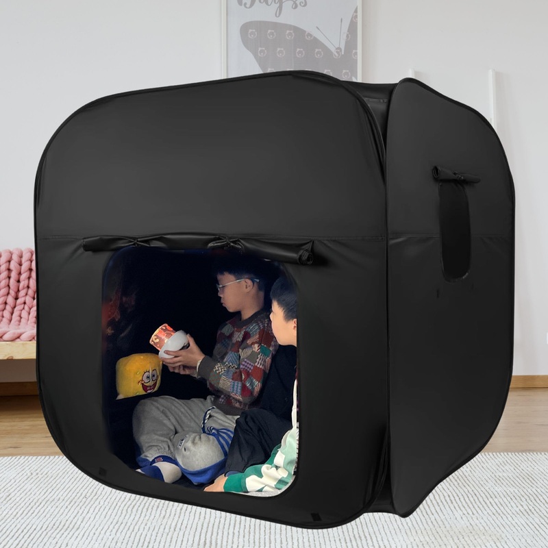 Lukidoki Sensory Tent For Kids & Adults With Autism, Adhd, Spd – Cpc Certification Extra Big 47X47In Calm Corner Helps Children