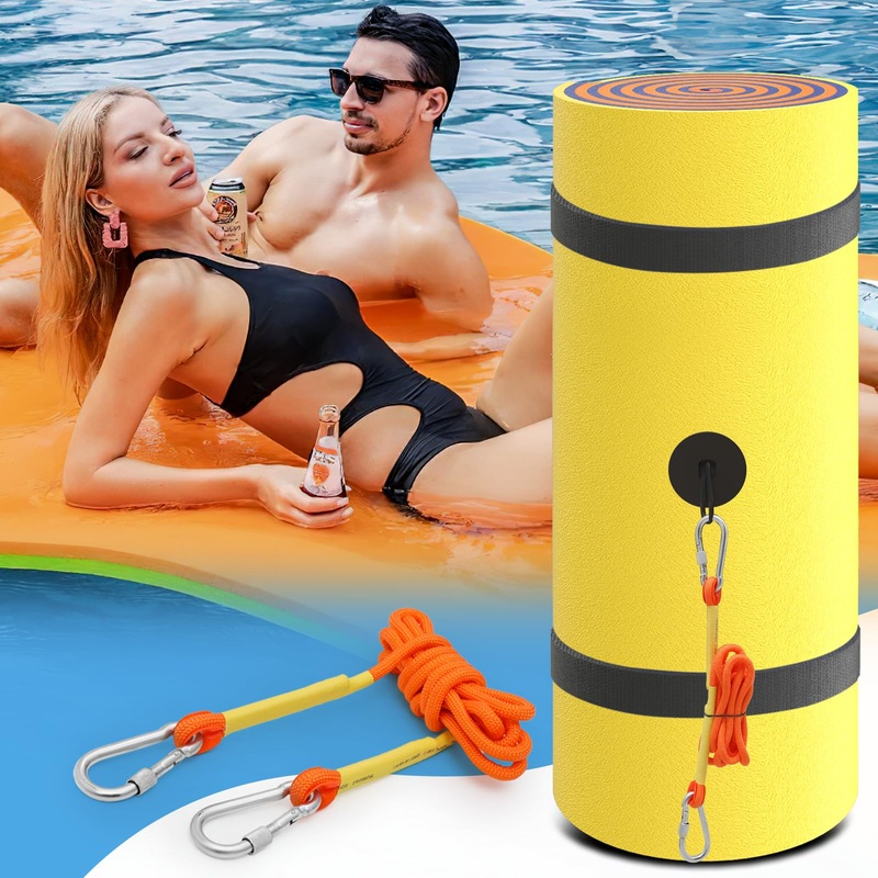 Madog 9 X 3 Ft Outdoor Floating Water Mat For Adult Beach Lake Ocean Swimming Pool Large Size 3 Layer Tear Resistant Xpe Foam Gi