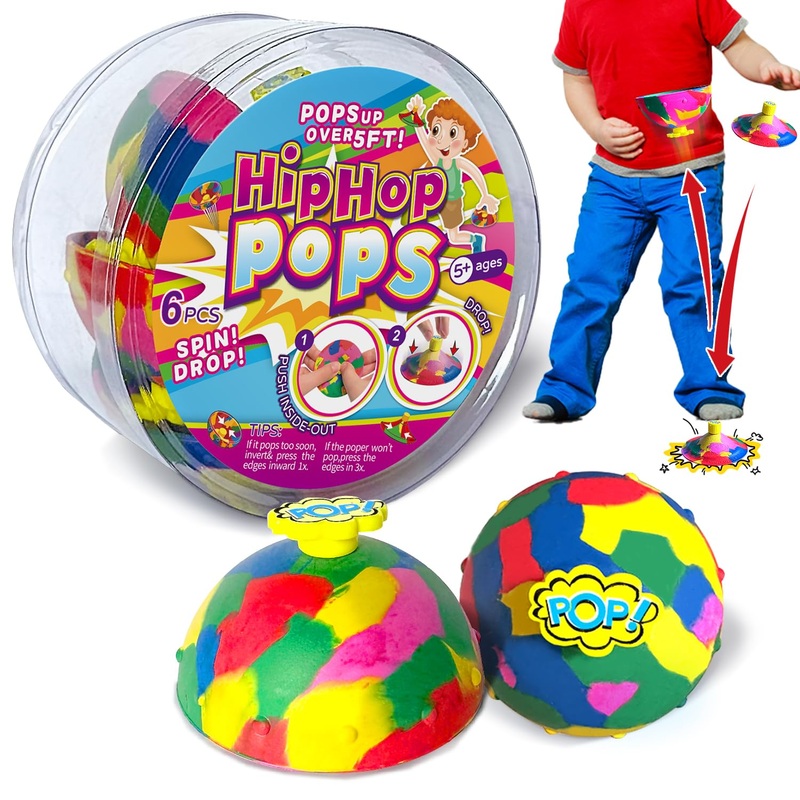 Psxtcu Jumping Pop Up Bounce Dart Toy For Birthday Party Games Indoor Outdoor Outside Yard Party Favors Toy(6 Piece)