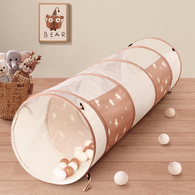 Sumbababy Tunnel Toys For Toddlers: Activity Tunnels For Young Children – Crawl Tunnels For Toddlers And Babies – Pop Up Dog Tun