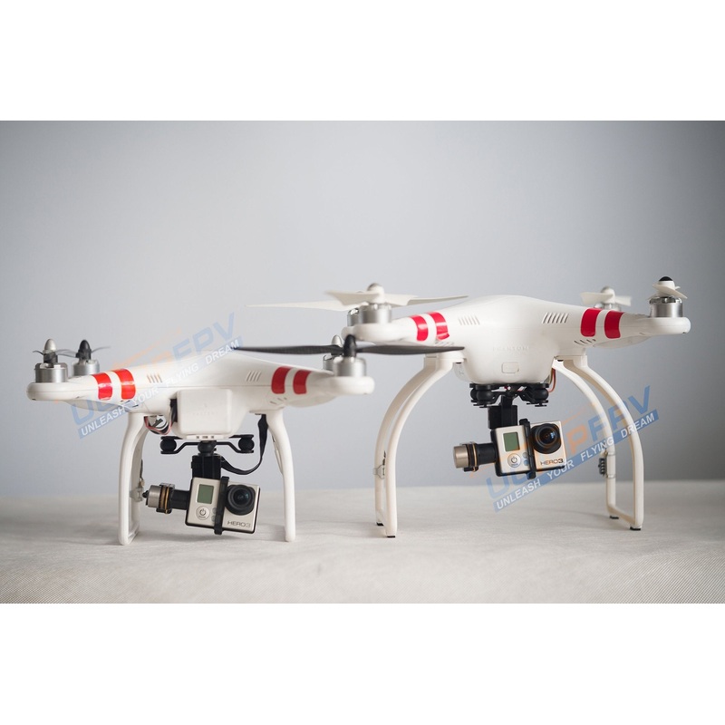 Summitlink White Tall Extended Landing Gear For Phantom 1 2 Vision Wide And High