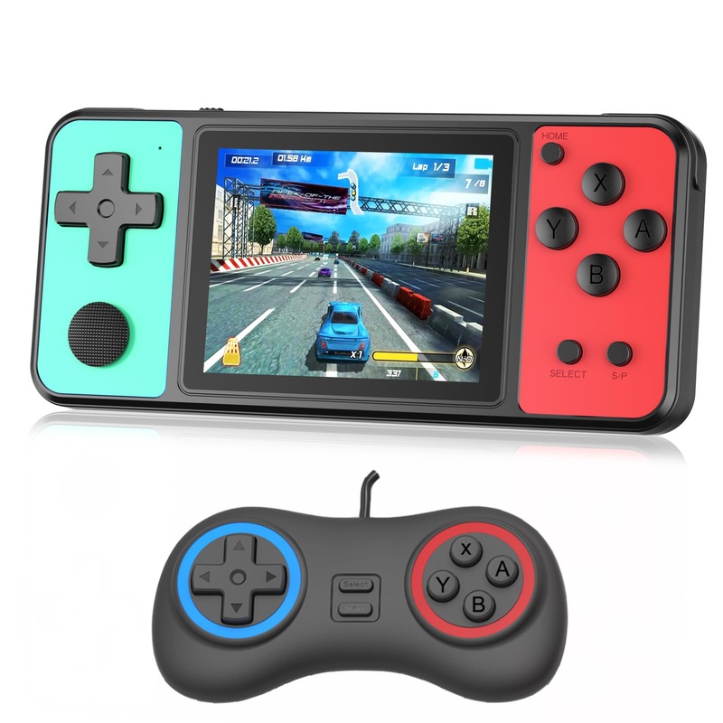 Beico Handheld Game For Kids Adults 3.0” Large Screen Built In 270 Classic Retro Video Games Seniors Electronic Games Player Bi