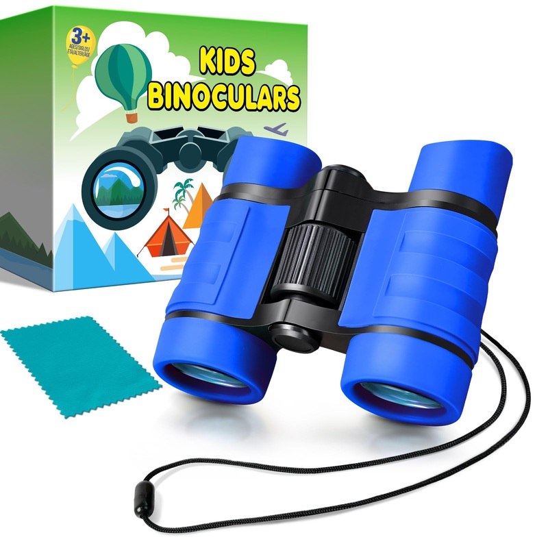 Binoculars For Kids, Kids Binoculars For Ages 3-12 Boys Girls, Outdoor Gifts Toys For Kids- Perfect For Bird Watching, Camping,