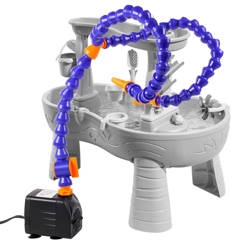 Edycur Water Table Pump, Water Pump For Kids Water Table, Summer Outdoor Splash Table Toys For Kids Ages 3+ Years Old