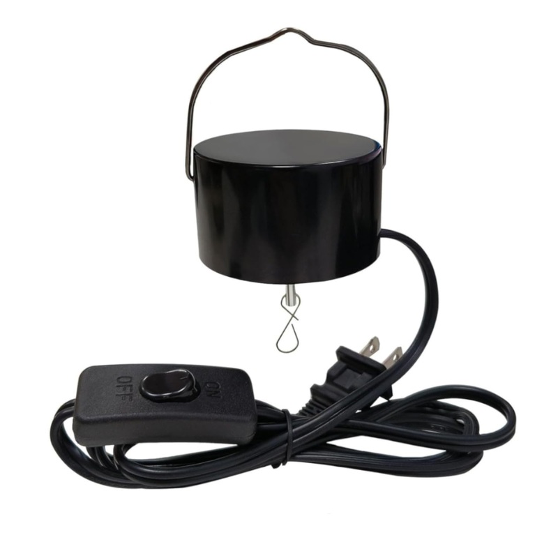 Electric Rotating Display Motor, Plug-In Slow Spinner For Hanging Decor: Disco Balls, Mirror Balls, Baby Cribs, Art Displays, Ga