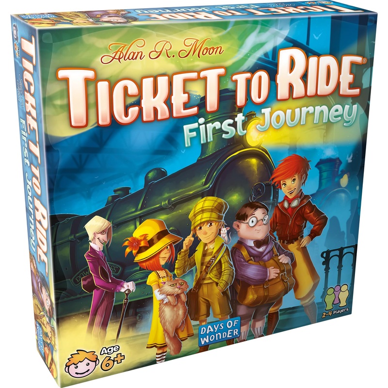 Fantasy Flight Games Ticket To Ride: Europe: First Journey Board Games