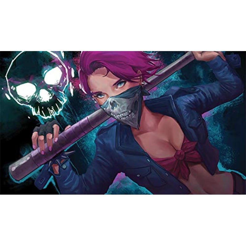 Fantasy North – Tasha – Skull Gang Member – Tcg Trading Card Game Playmat And Mouse Pad – 24 X 14 Inches – Perfect For Magic Mtg