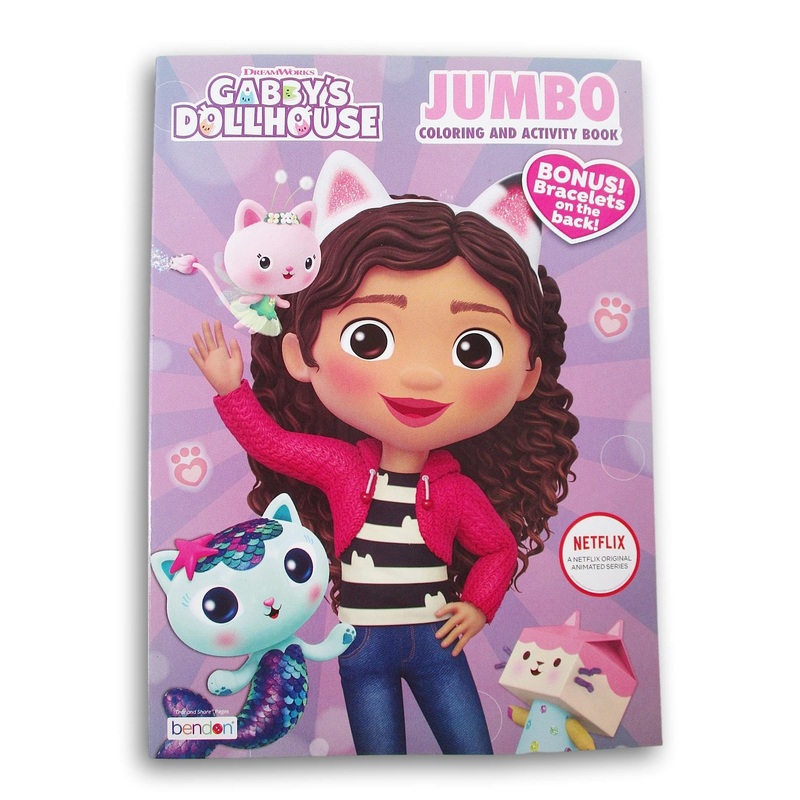 Gabbies Dollhouse Coloring And Activity Book – 80 Pages