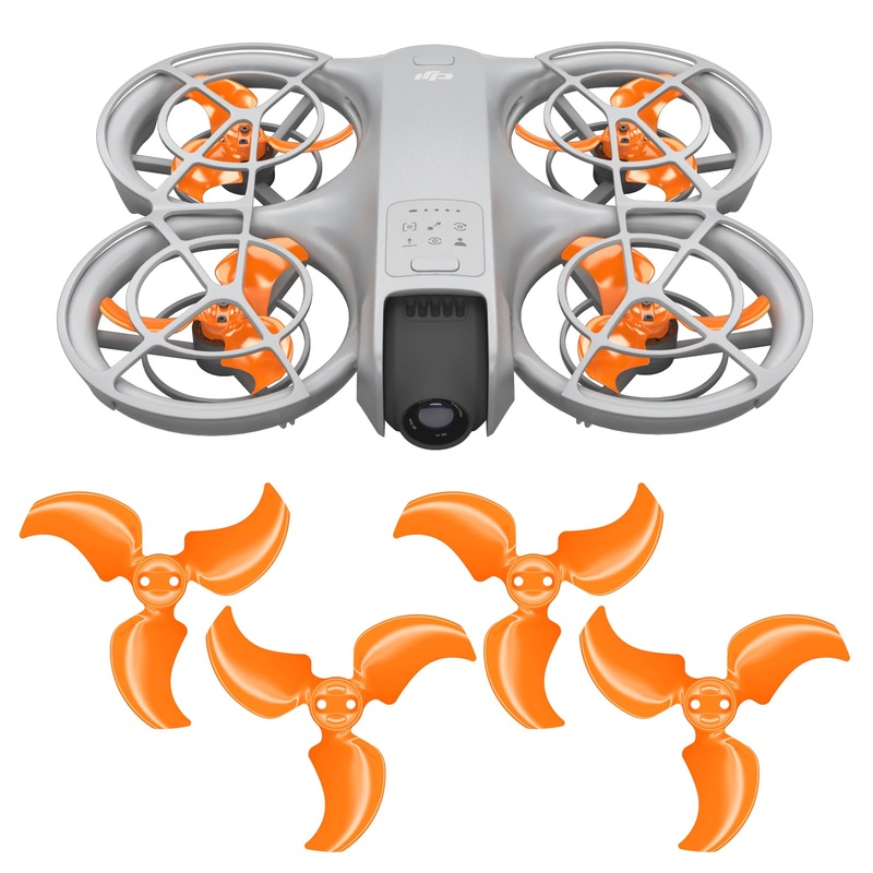 Master Airscrew Stealth Propellers For Dji Neo – Orange, 4 Pcs
