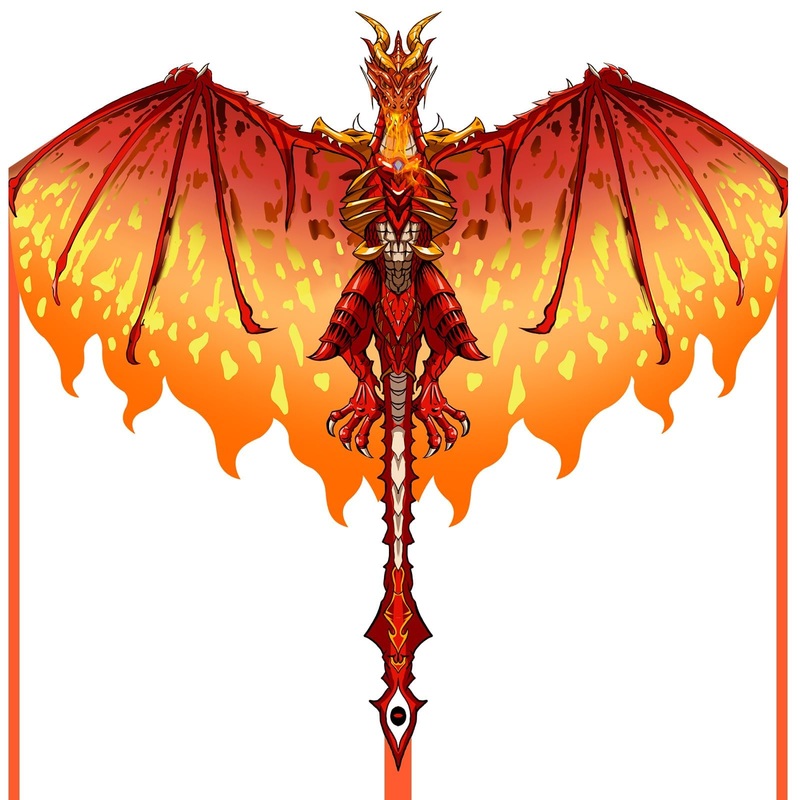 Mint’S Colorful Life Dragon Kite For Kids & Adults, Easy To Fly Kites For Beginners,Large Single Line Kite For Beach Trip With 3