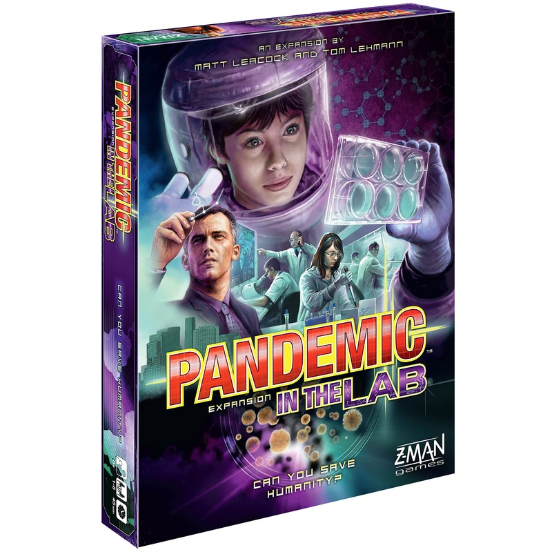 Pandemic In The Lab Board Game Expansion | Family, Strategy, Cooperative Board Game | Ages 8+ | 1 To 6 Players | Average Playtim