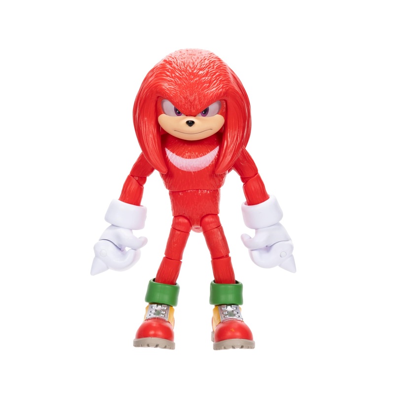 Sonic The Hedgehog Sonic 3 Movie Action Figures 5-Inch Knuckles Collector Toy Figure, Highly Articulated For Boys Girls – Offici