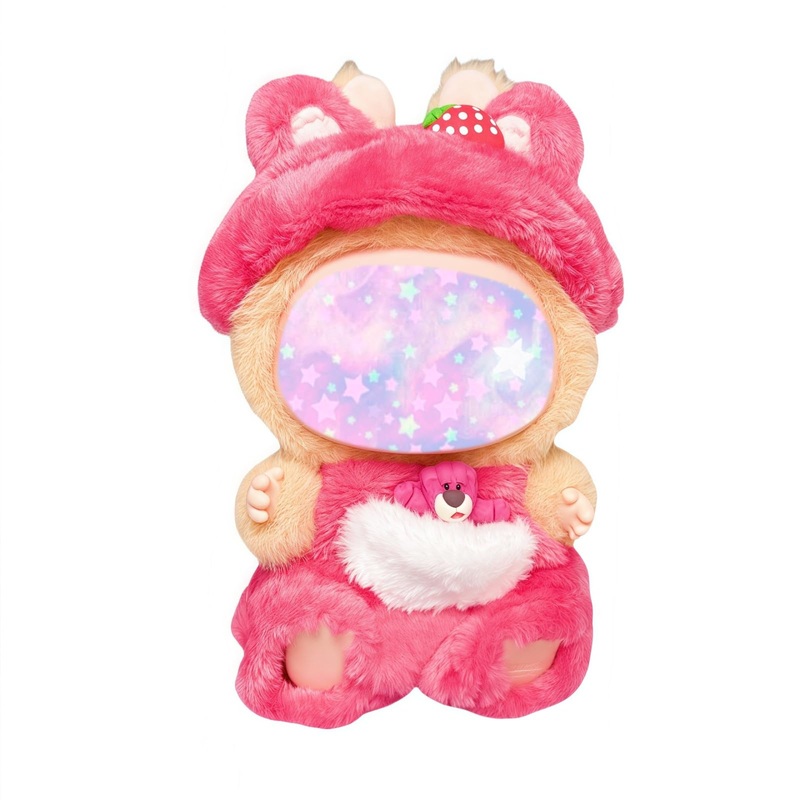 Xinbalove 17Cm Doll Clothes Set (No Doll Included), Overalls Set For 6.7Inch Suit, Faking Animal Style Outfit Jumpsuit, Cute Fas