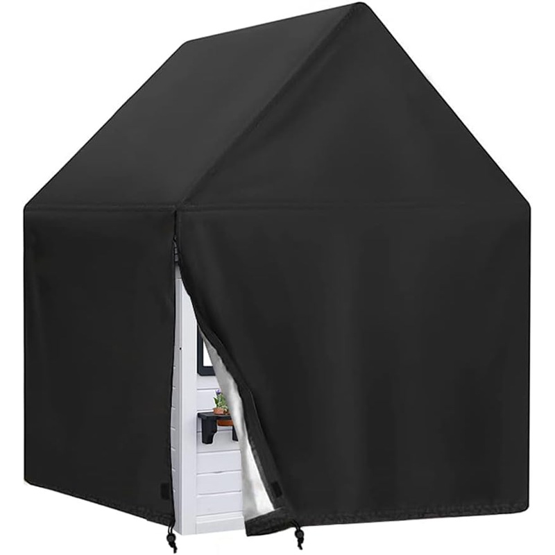 Yolaka Outdoor Cover Fit For Kids Sweetwater Wooden Playhouse L57.1” X W57.1” X H63”/48” All Weather Protector