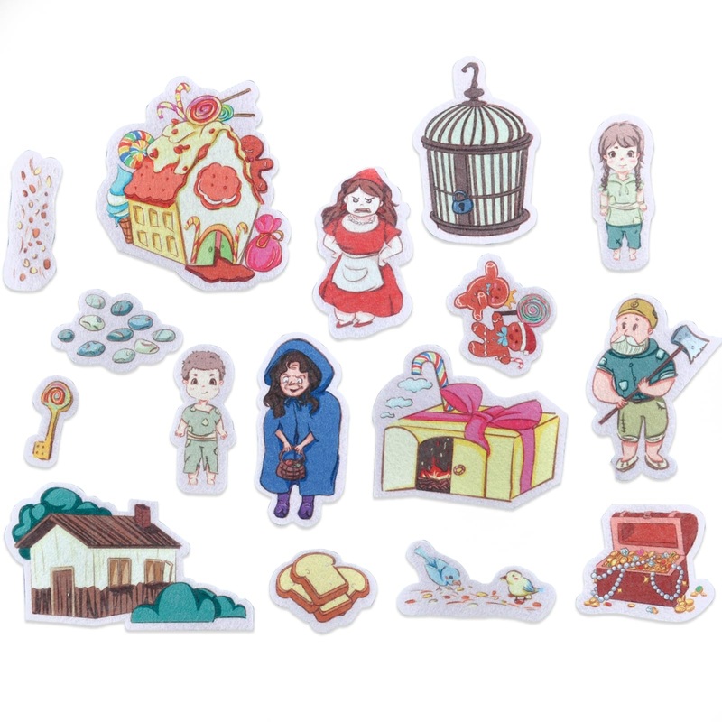 Chefan Felt Flannel Board Stories For Toddler,Hansel And Gretel,Preschool Felt Activities,Flannel Graphic