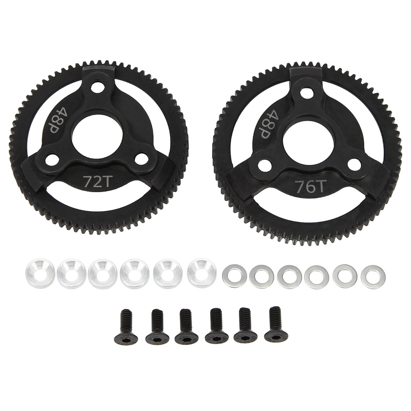 Dkky Spur Gear For Traxxas 2Wd Slash Drag Slash Bandit Upgrade Parts (72T-76T/48P)