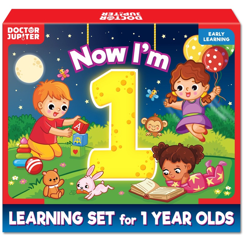 Doctor Jupiter Now I Am 1 | Educational Learning Toy For 1 Year Olds | Birthday Gift Ideas For Boys & Girls Ages 1+ | Preschool