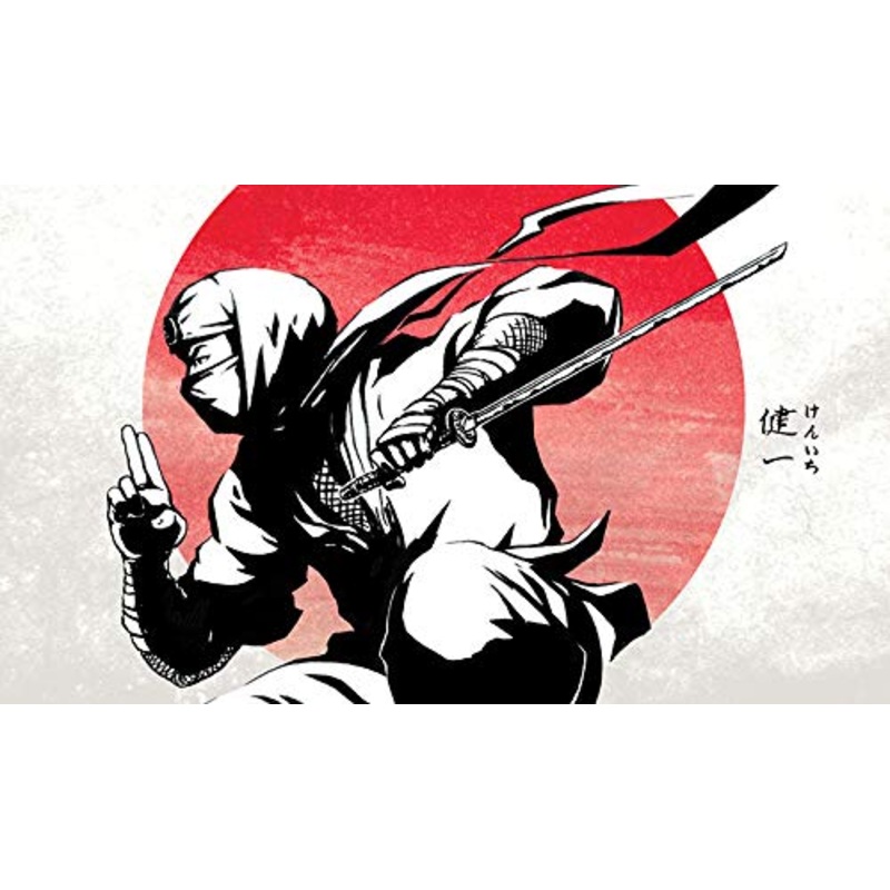Fantasy North – Kenichi – Shadow Clan Ninja – Tcg Trading Card Game Playmat And Mouse Pad – 24 X 14 Inches – Perfect For Magic M