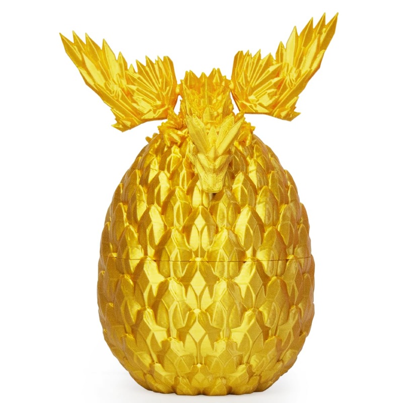 Flying Dragon Eggs, 3D Printed Dragon Egg With Dragon Inside, Articulated Dragon Crystal Fidget Toy, Dinosaur Eggs Toy, Surprise