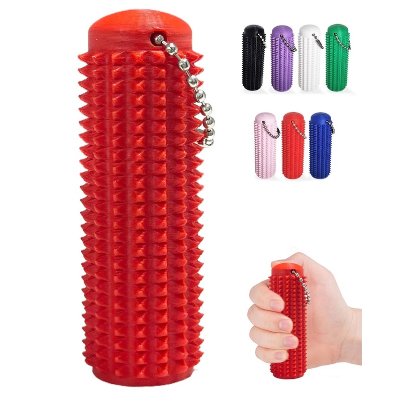 Little Ouchies Pain Fidget Toys For Adults, Spiky Sensory Anxiety Relief Stimming Tools, Pocket Stress Fidget Keychain With Spik