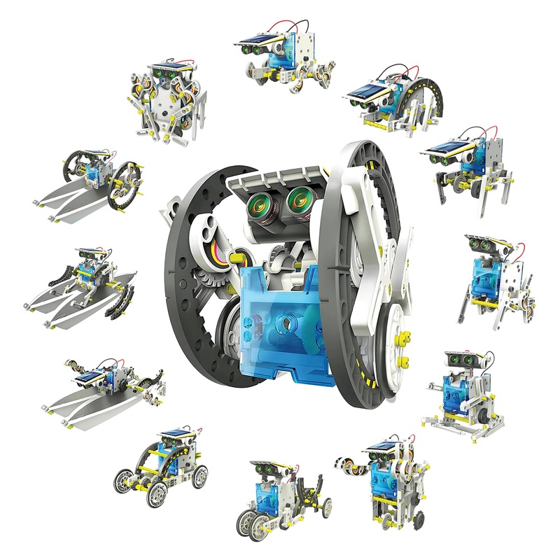 Nilez 13-In-1 Solar Robot Kit Stem Toys Robotics For Kids Age 8-12, Engineering Building Education Projetcs Birthday Christmas G